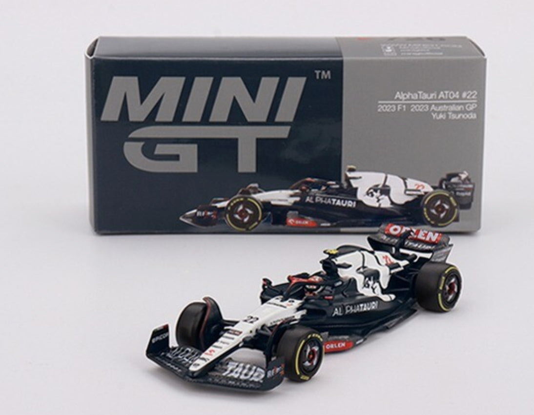 Alpha Tauri AT 04 #22 2023 F1 2023 Australian GP Yuki Tsunoda - LHD - Mini GT 726