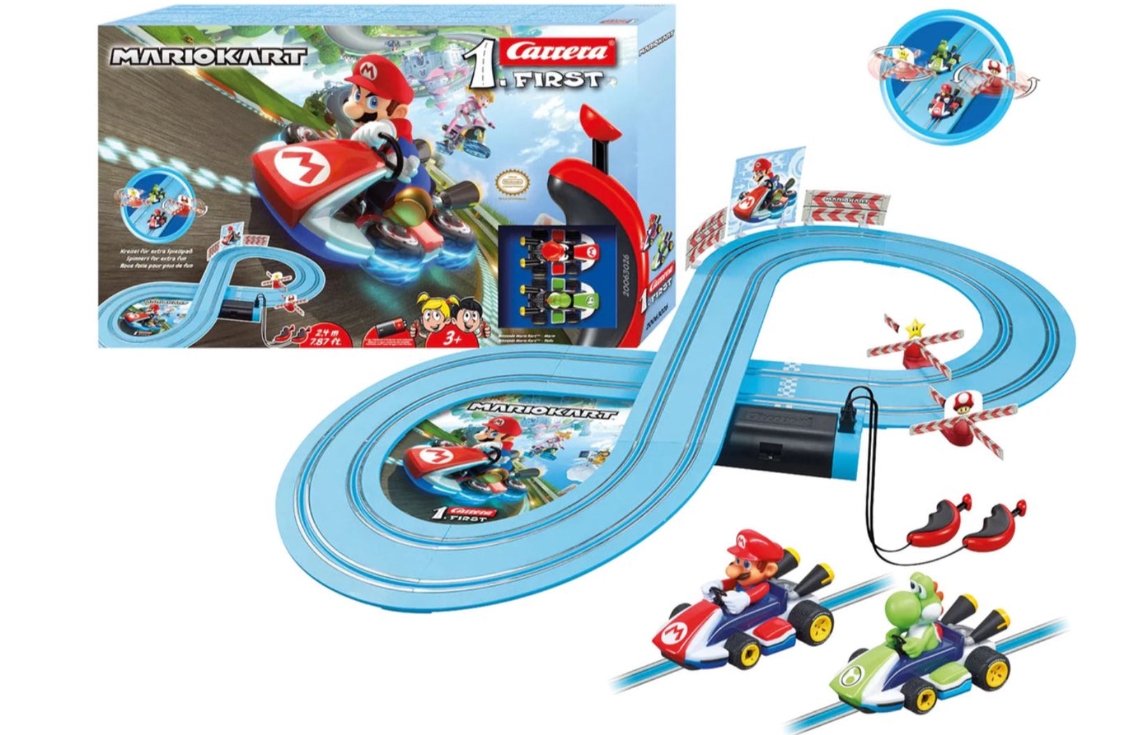 Circuit Voiture First Mario Kart - Carrera