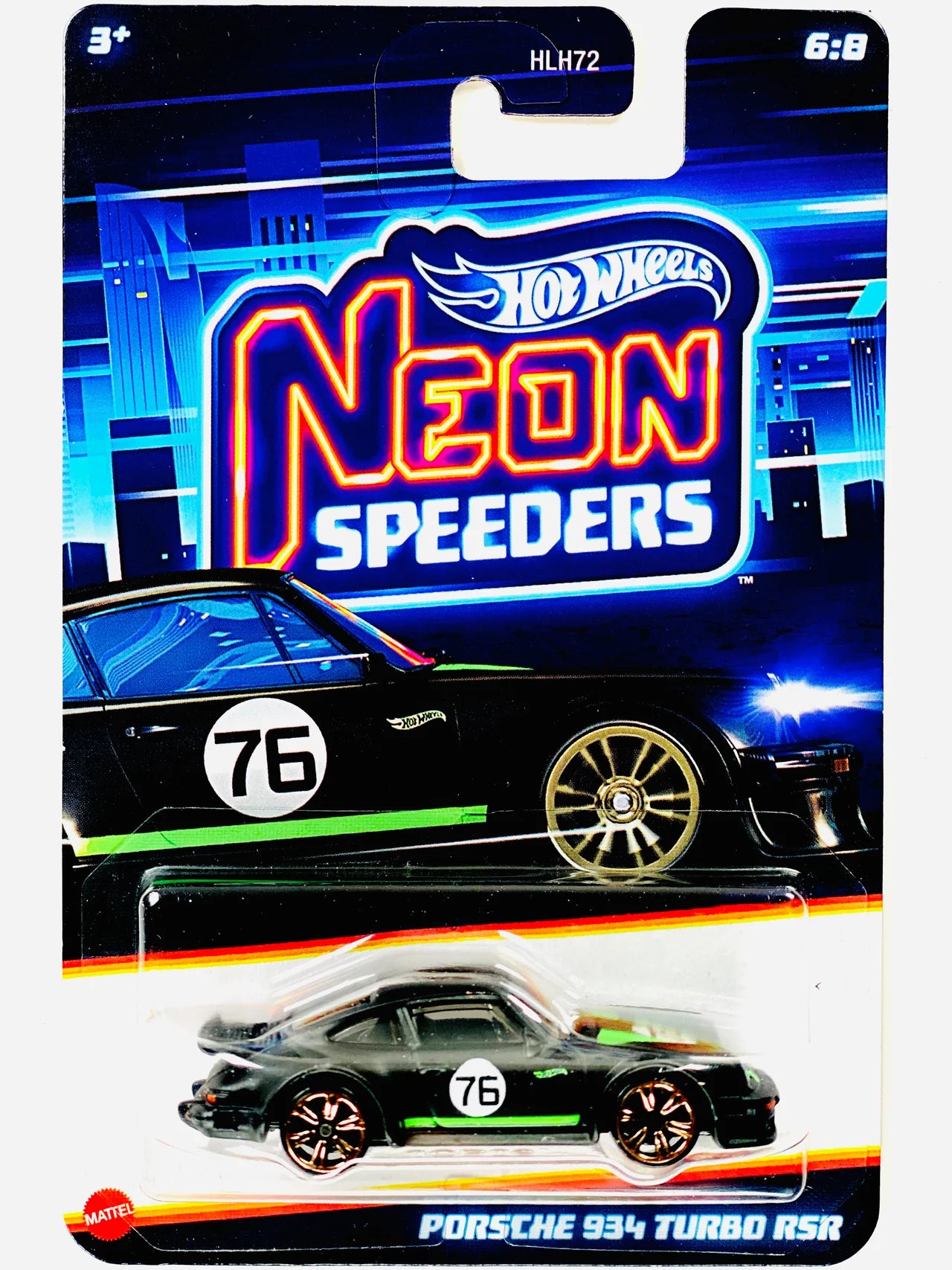 Porsche 934 Turbo RSR Néon Speeders - Hotwheels