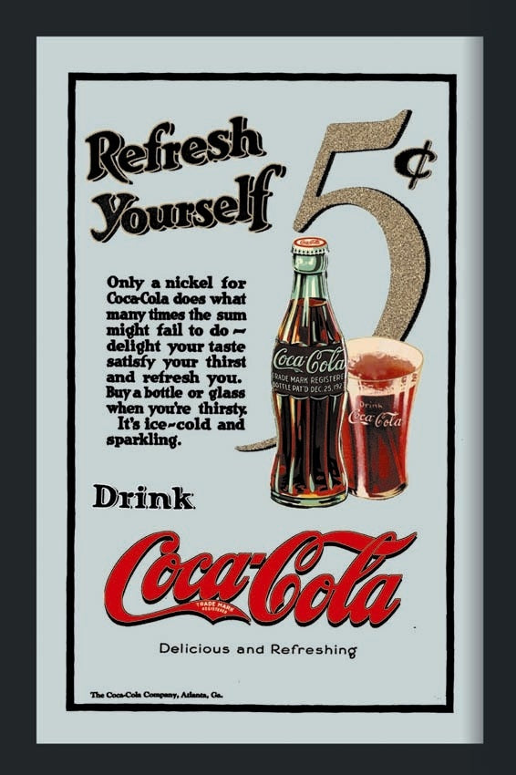 Miroir Coca Cola Refresh Yourself