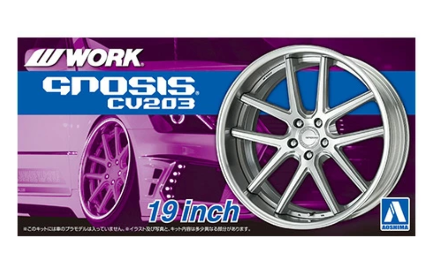 Jantes + pneus Work Gnosis CV203 - Aoshima