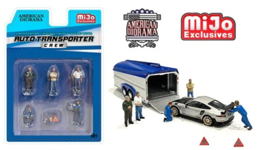 Figurine Auto Transporter Crew - American Diorama