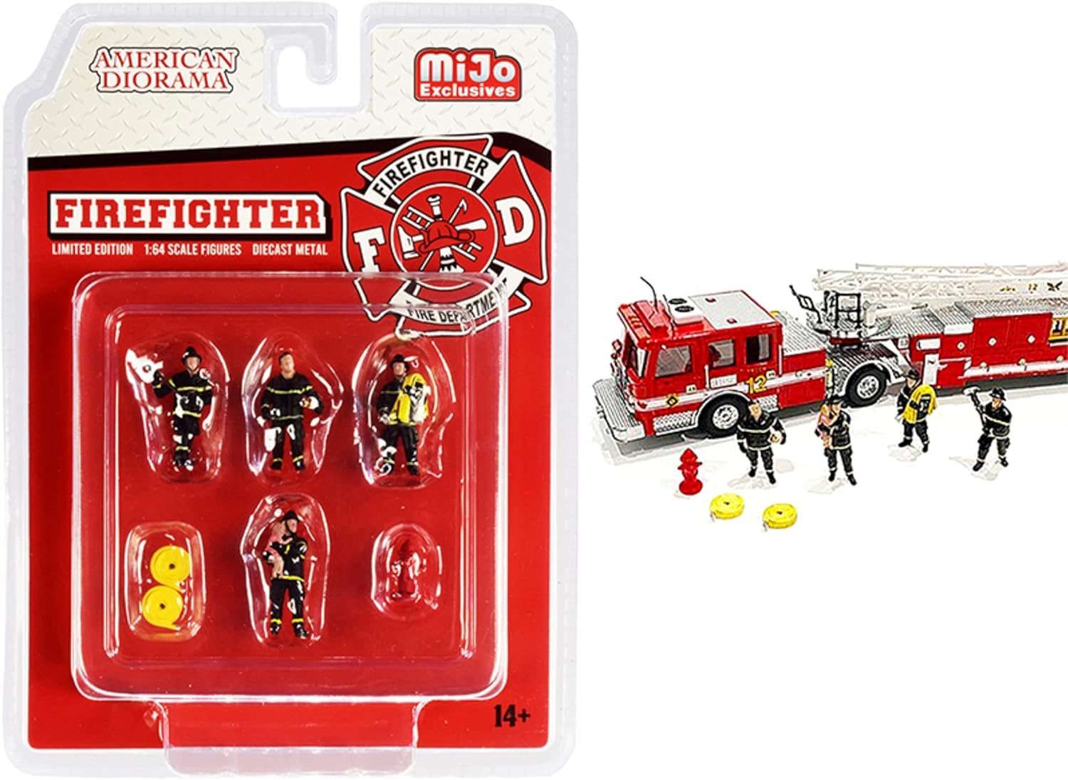 Figurine Firefighter FD - American Diorama