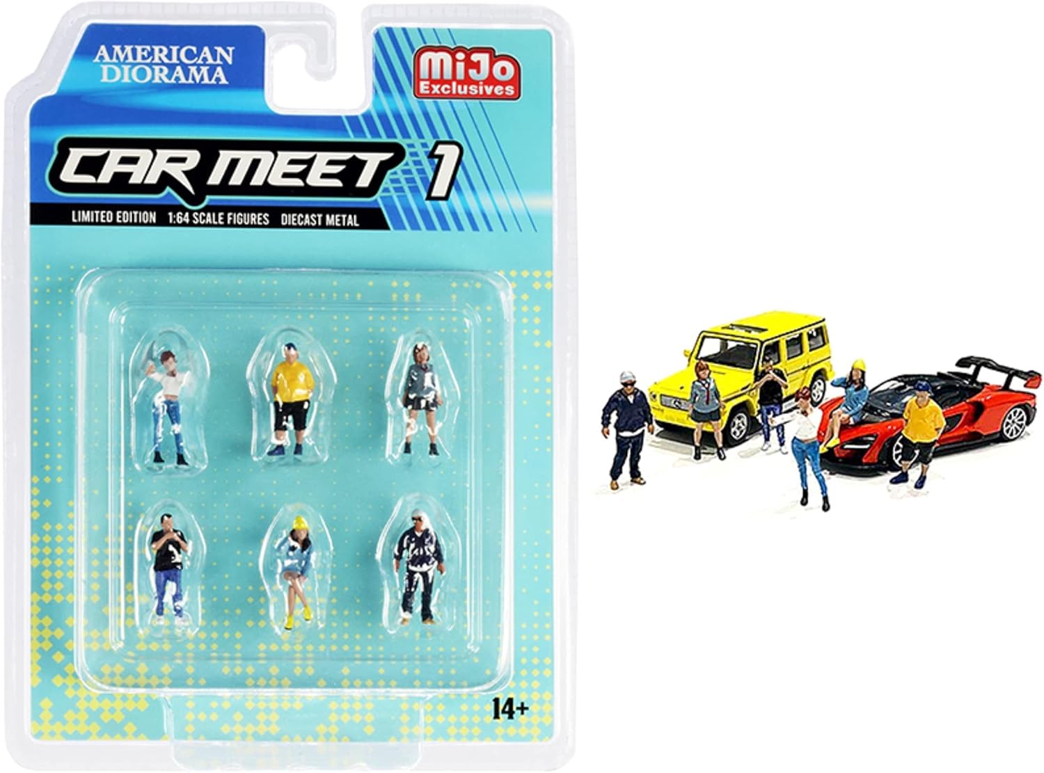 Figurine Car Meet 1 - American Diorama
