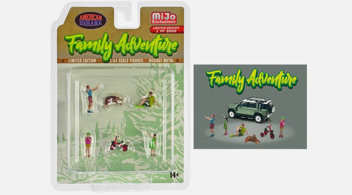 Figurine Family Adventure - American Diorama