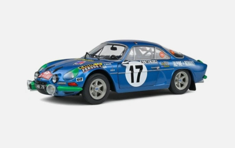 Alpine A110 1600S Rallye de Monte Carlo 1972 #17 - Solido - Défaut