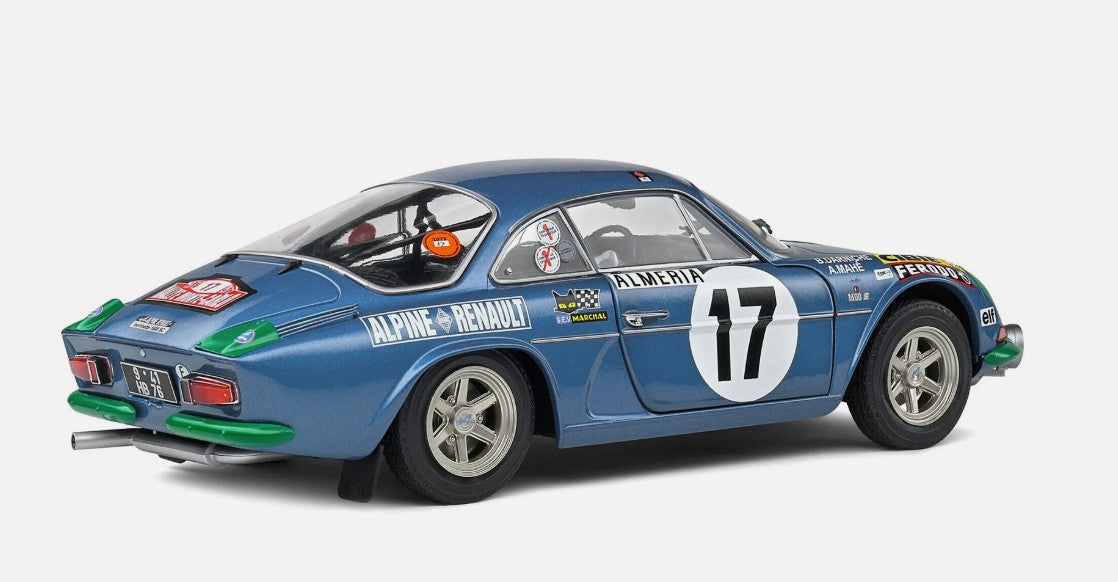 Alpine A110 1600S Rallye de Monte Carlo 1972 #17 - Solido - Défaut