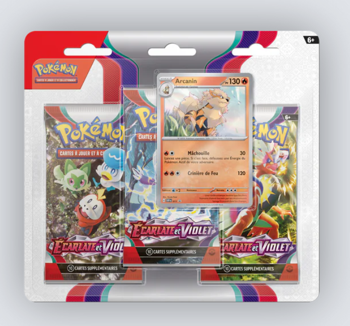 Tri Pack Ecarlate et Violet - Pokémon