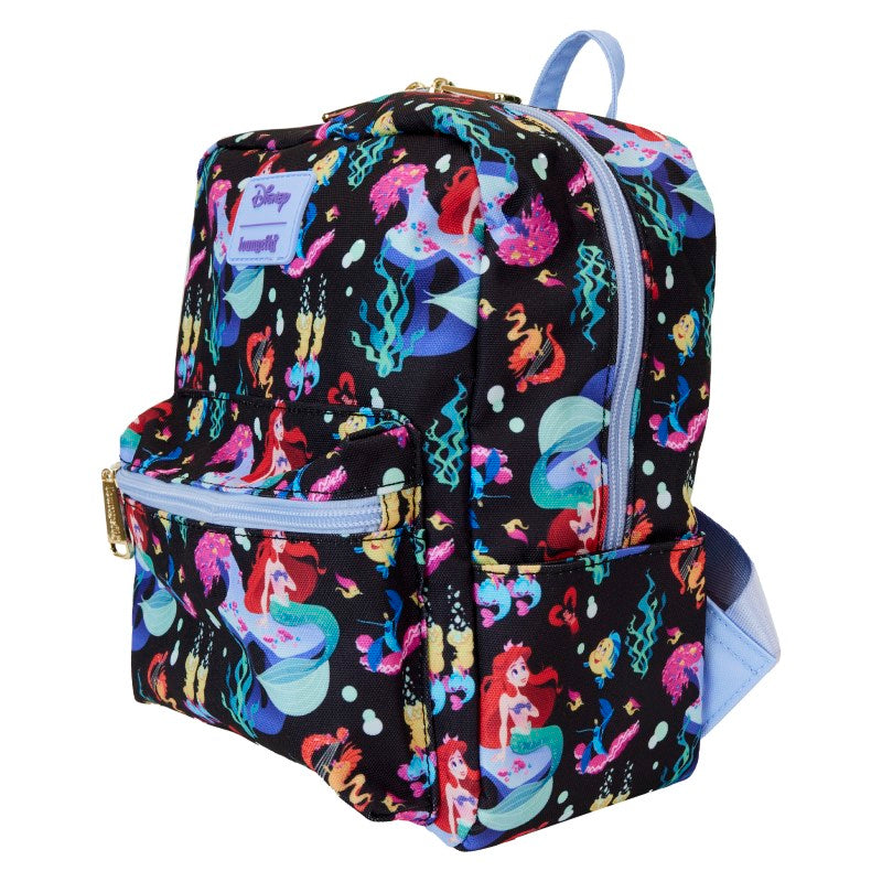 Loungefly - Sac à Dos Nylon La Petite Sirène 35Th Anniversary - Disney