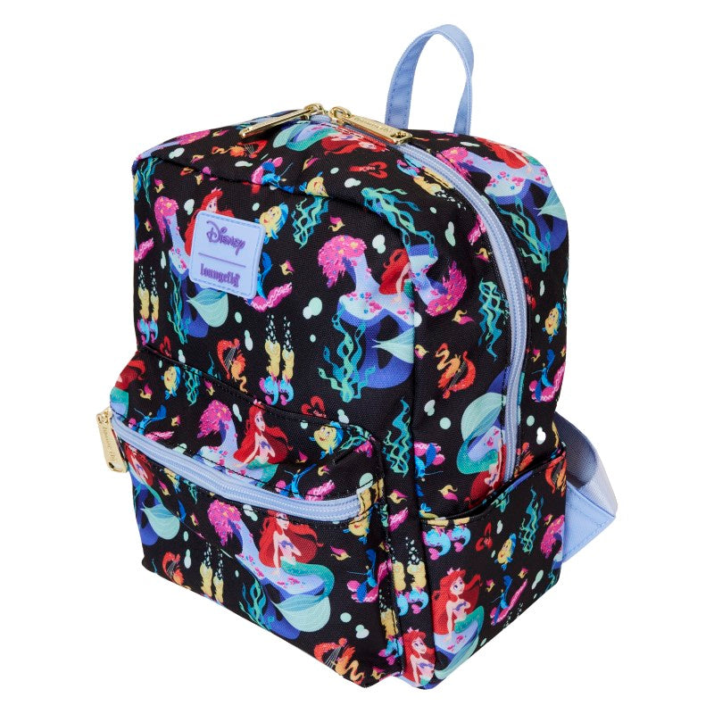 Loungefly - Sac à Dos Nylon La Petite Sirène 35Th Anniversary - Disney