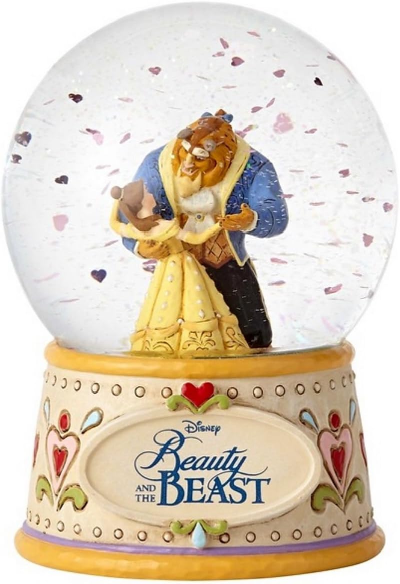 Boule à Neige La Belle et La Bête - Disney Traditions Jim Shore