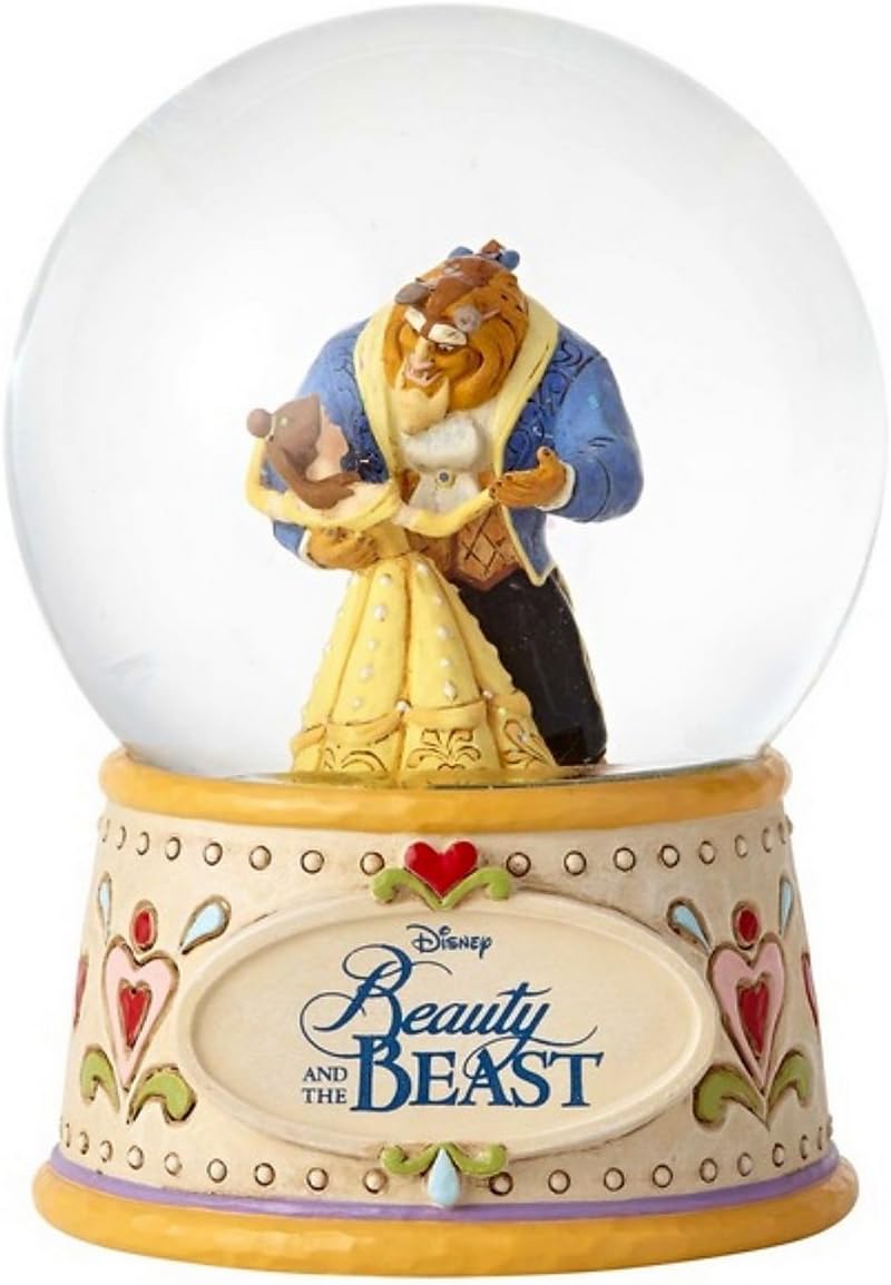 Boule à Neige La Belle et La Bête - Disney Traditions Jim Shore