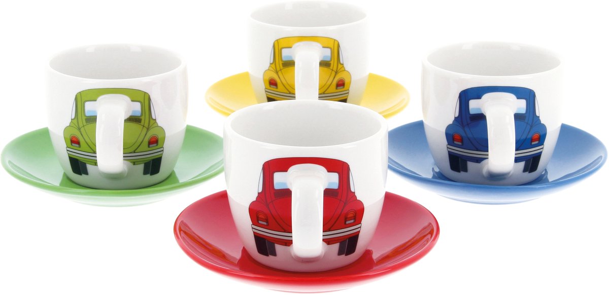 Set de 4 Tasses à Espresso Volkswagen - Brisa