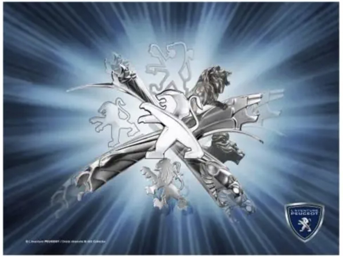 Plaque Métallique Peugeot - Nostalgic Art