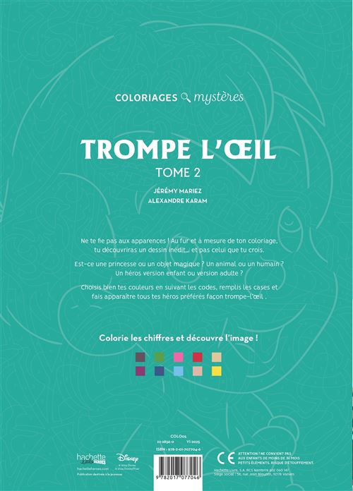 Livre à Colorier Trompe L'oeil Tome 2 - Hachette