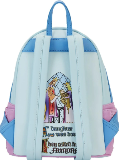Loungefly - Sac à dos Belle aux Bois Dormant Stained Glass Castle - Disney