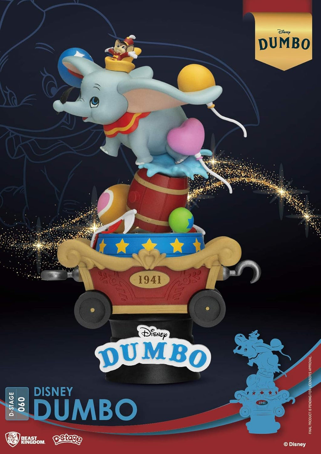 Figurine Dumbo - D-Stage - Disney - Beast Kingdom