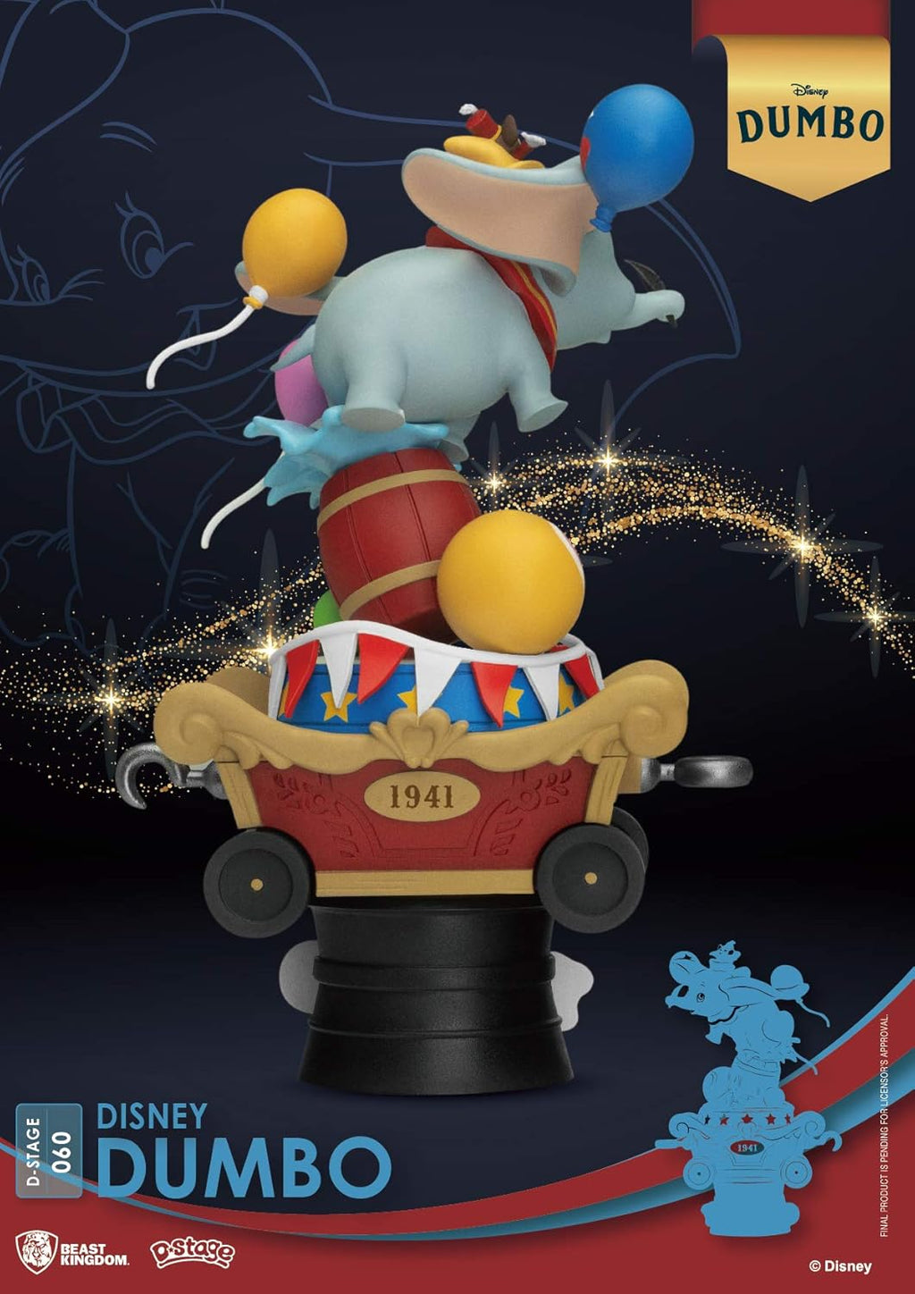 Figurine Dumbo - D-Stage - Disney - Beast Kingdom