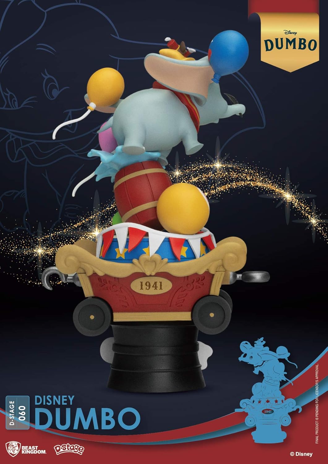Figurine Dumbo - D-Stage - Disney - Beast Kingdom