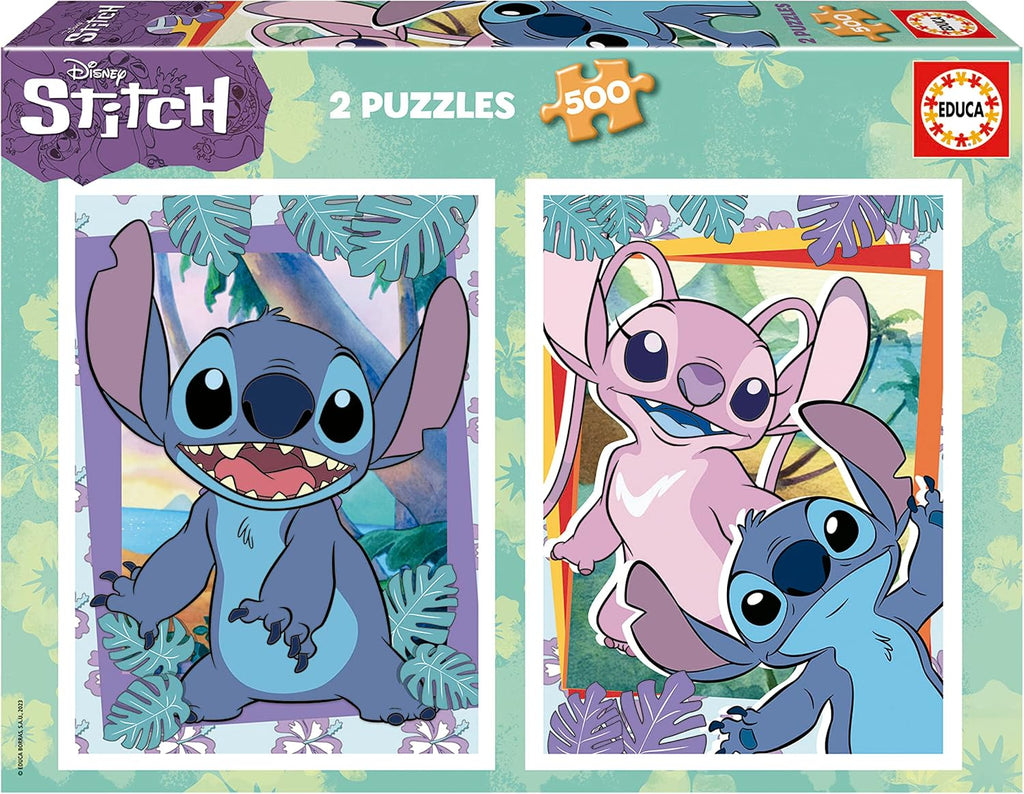 Lot de 2 puzzles Stitch - Educa