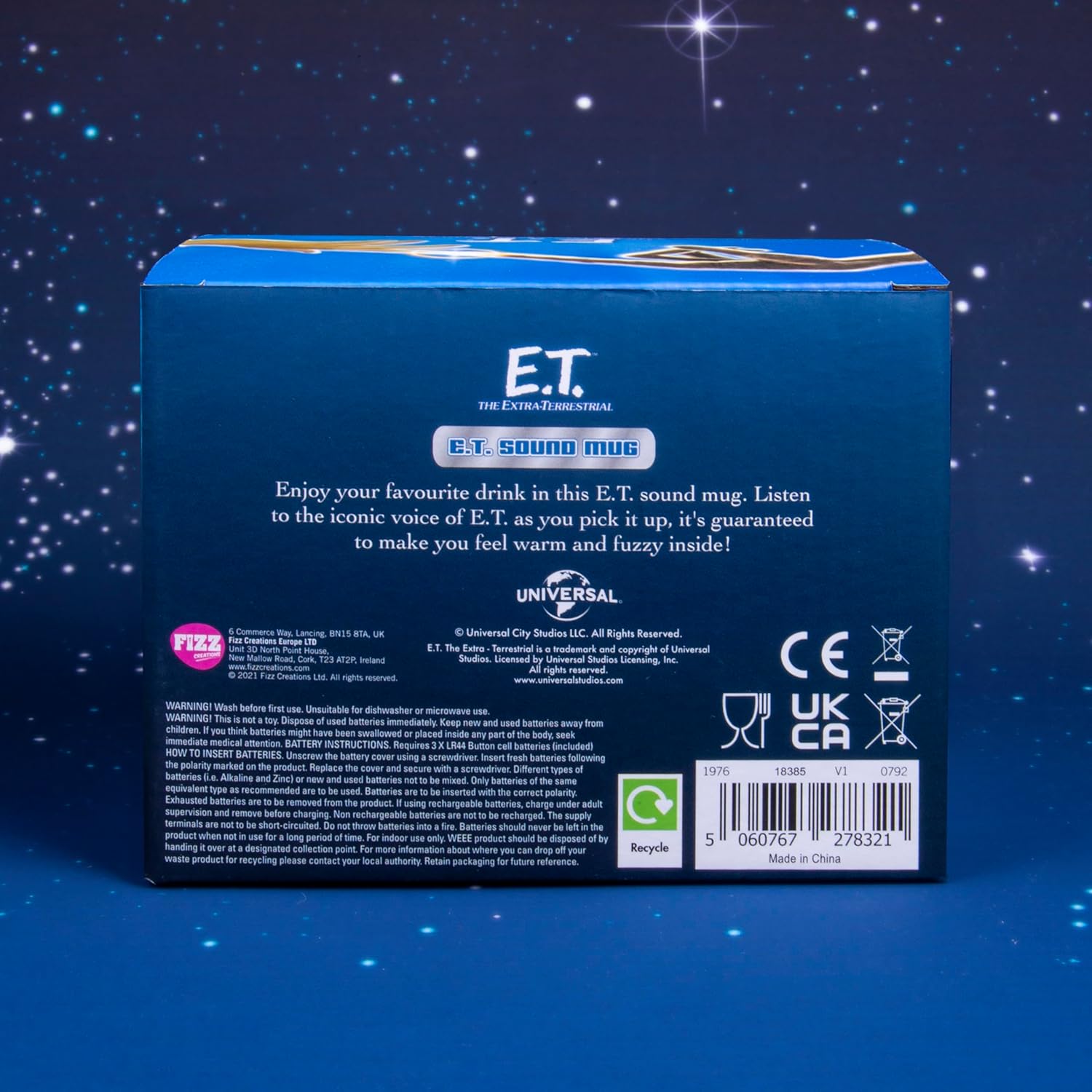 Mug E.T. L'Extra Terrestre avec son - Fizz