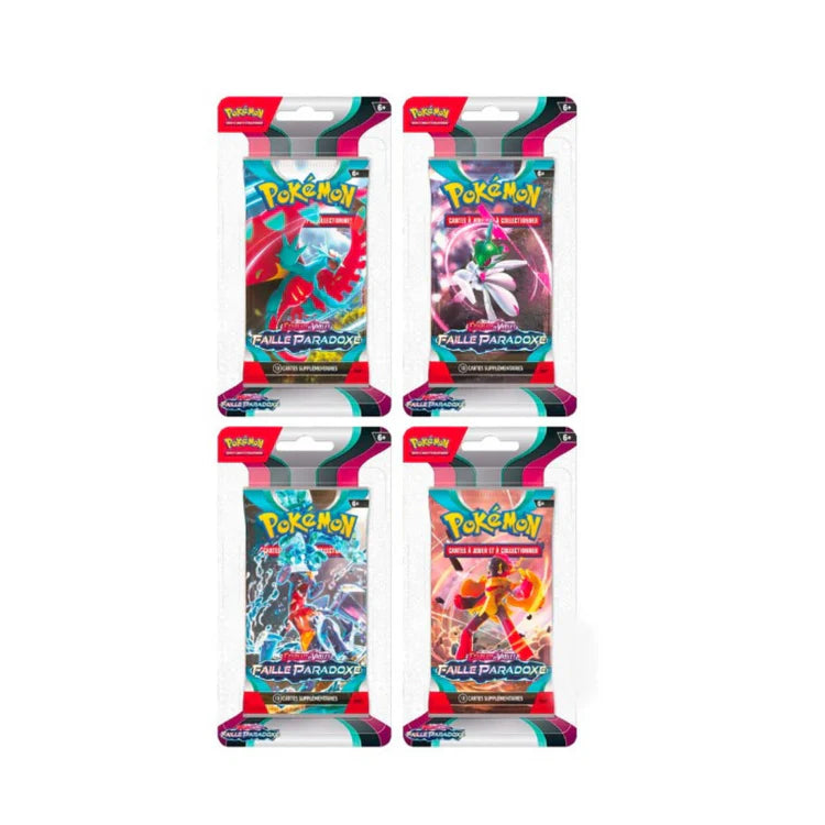 Art Set Faille Paradoxe 4 Booster - Pokémon