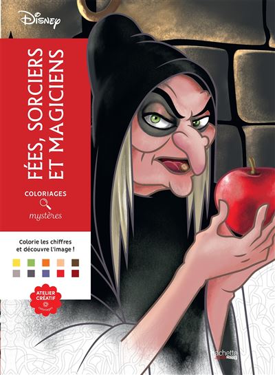 Livre à Colorier Fées, Sorcières et Magiciens - Hachette