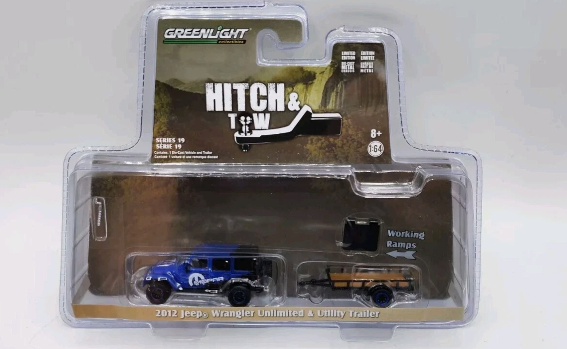 2012 Jeep Wrangler Unlimited & Utility Trailer - Greenlight