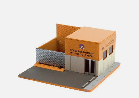 Diorama Texas Highway Patrol - Greenlight