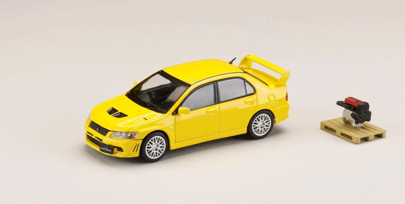 Mitsubishi Lancer GSR Evolution VII with Engine Display Model - Hobby Japan - HJ641054Y