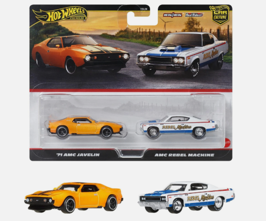 '71 AMC Javelin + AMC Rebel Machine - Hot Wheels