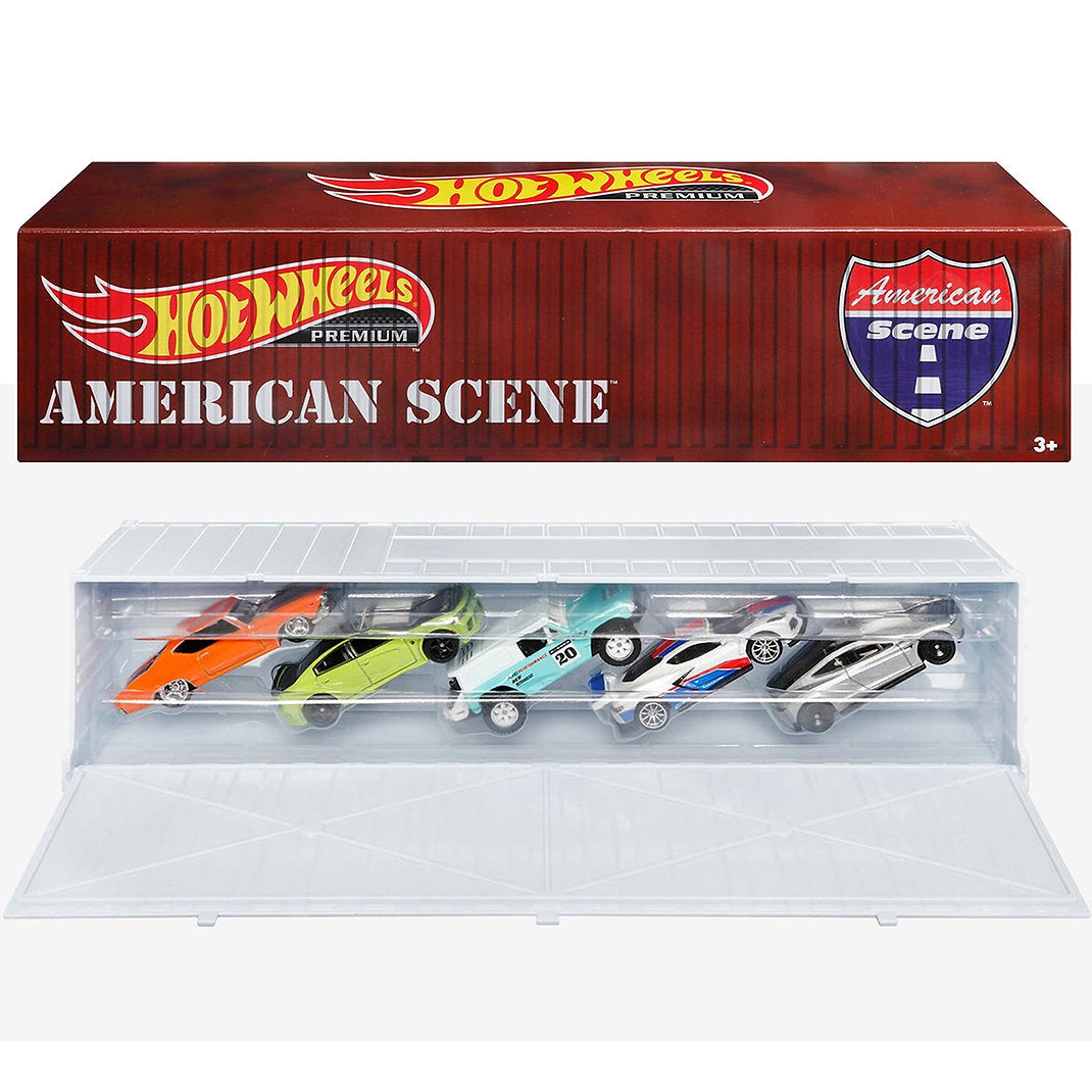 American Scene Container + Voitures - Hot Wheels