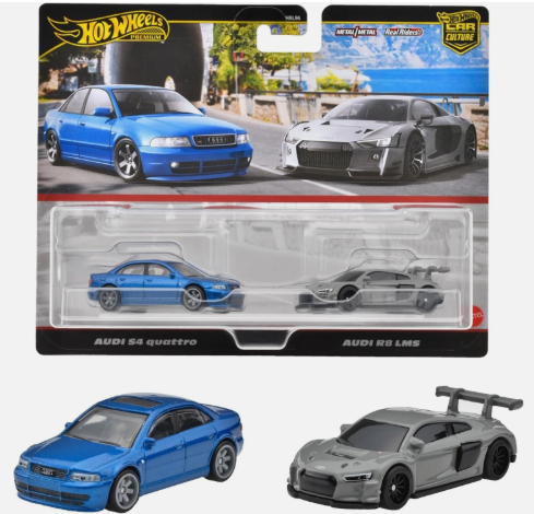 Audi S4 Quattro + Audi R8 LMS - Hot Wheels