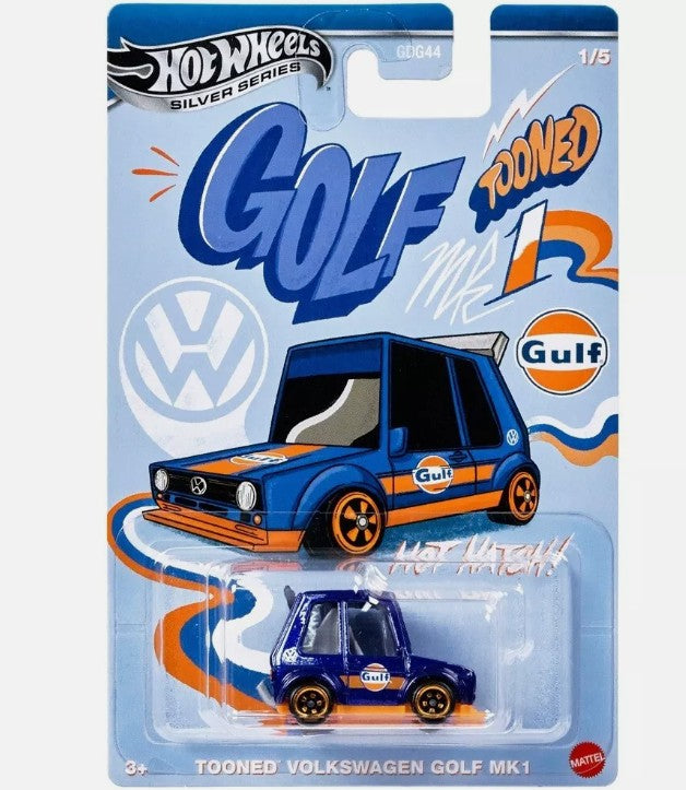 Tooned Volkswagen Golf MK1  Gulf - Hot Wheels