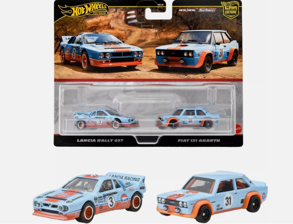 Lancia Rally 037 + Fiat 131 Abarth - Hotwheels
