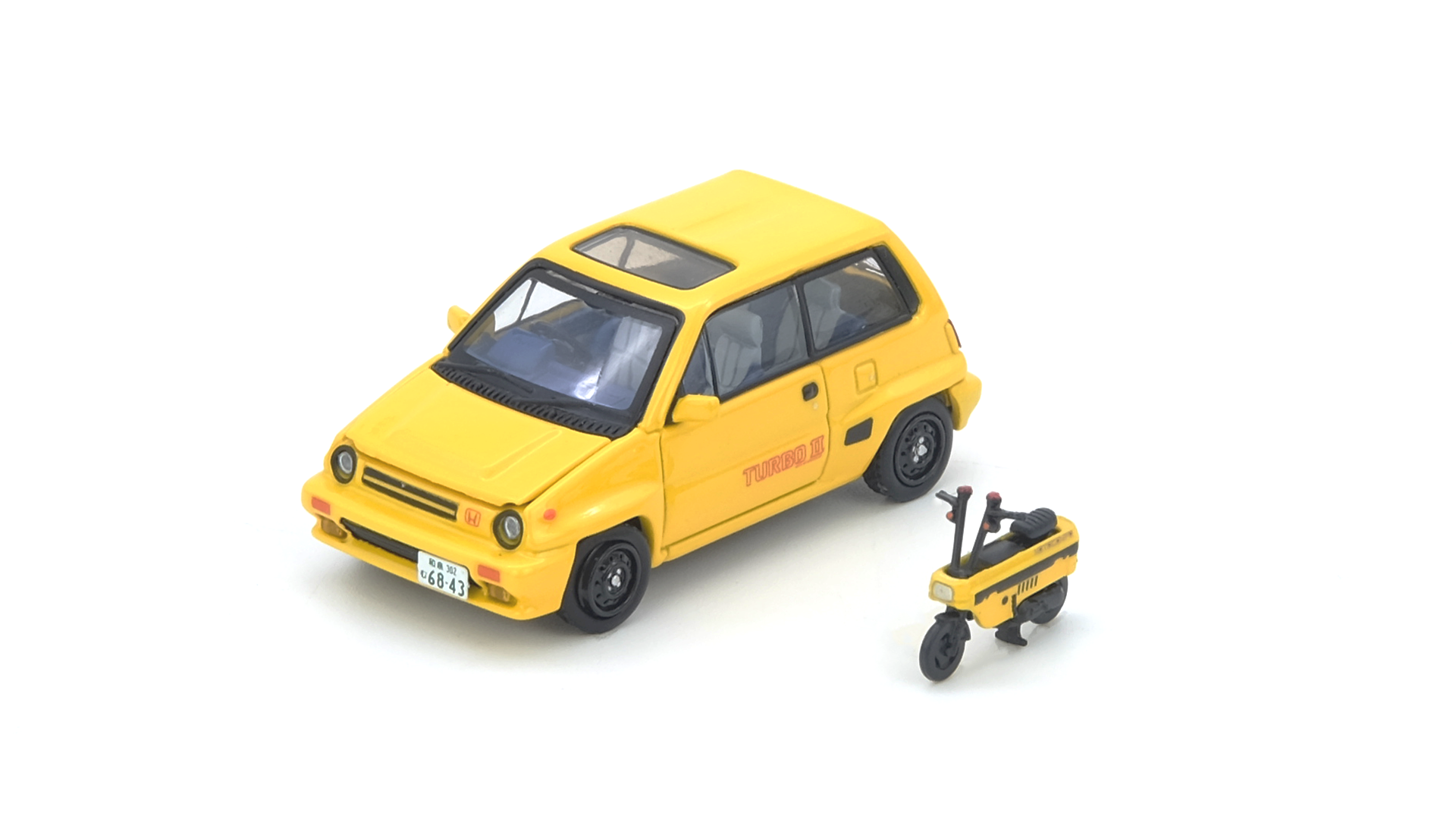 Honda City Turbo II with Motocompo - Inno64