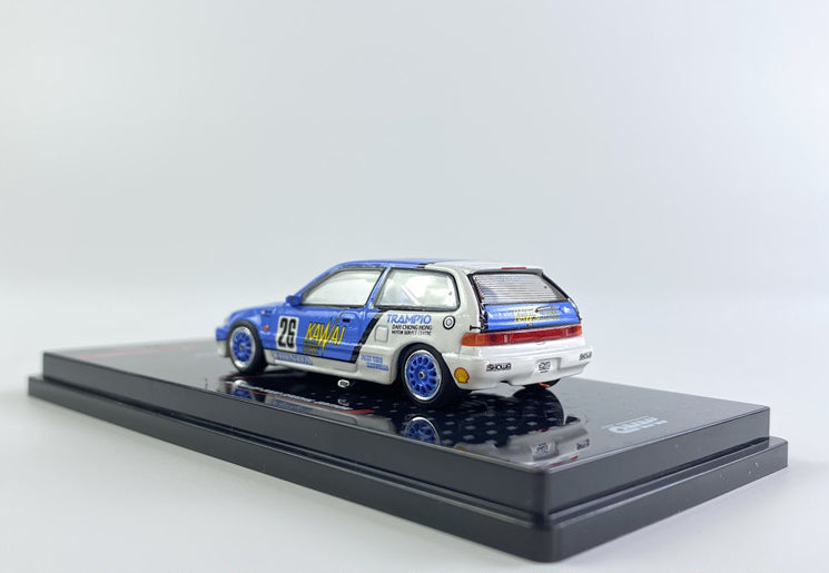 Honda Civic EF3 #26 Trampo Kawai Steel Macau Guia Race 1989 - Inno64