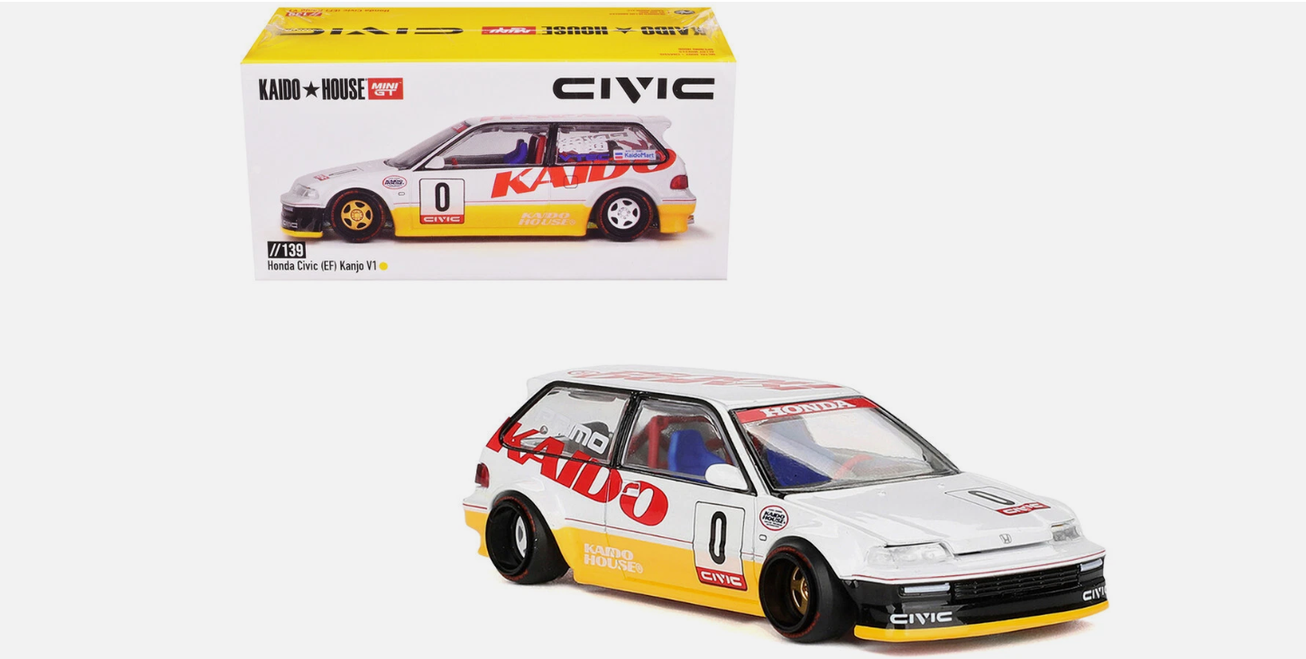 Honda Civic EF Kanjo V1 - Mini GT