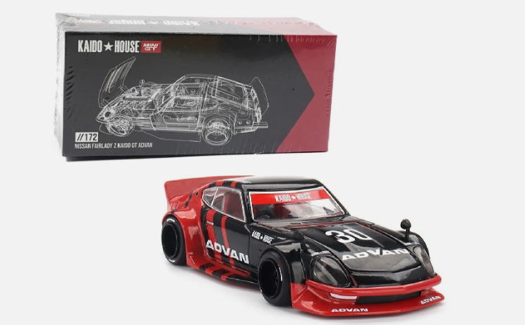 Nissan Fairlady Z Kaido GT Advan 1978 - Mini GT