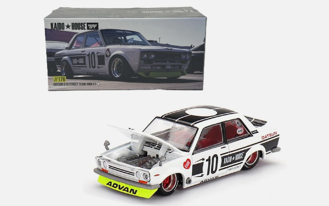 Datsun 510 Street Team XMM V1 - Mini GT