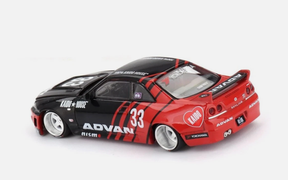 Nissan Skyline GT-R R33 Kaido Works Advan - Mini GT