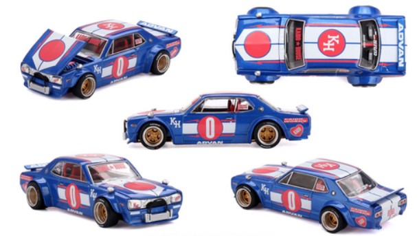 Nissan Skyline 2000 GTR (KPGC10) Kaido Works V3 - Mini GT - Pré Commande