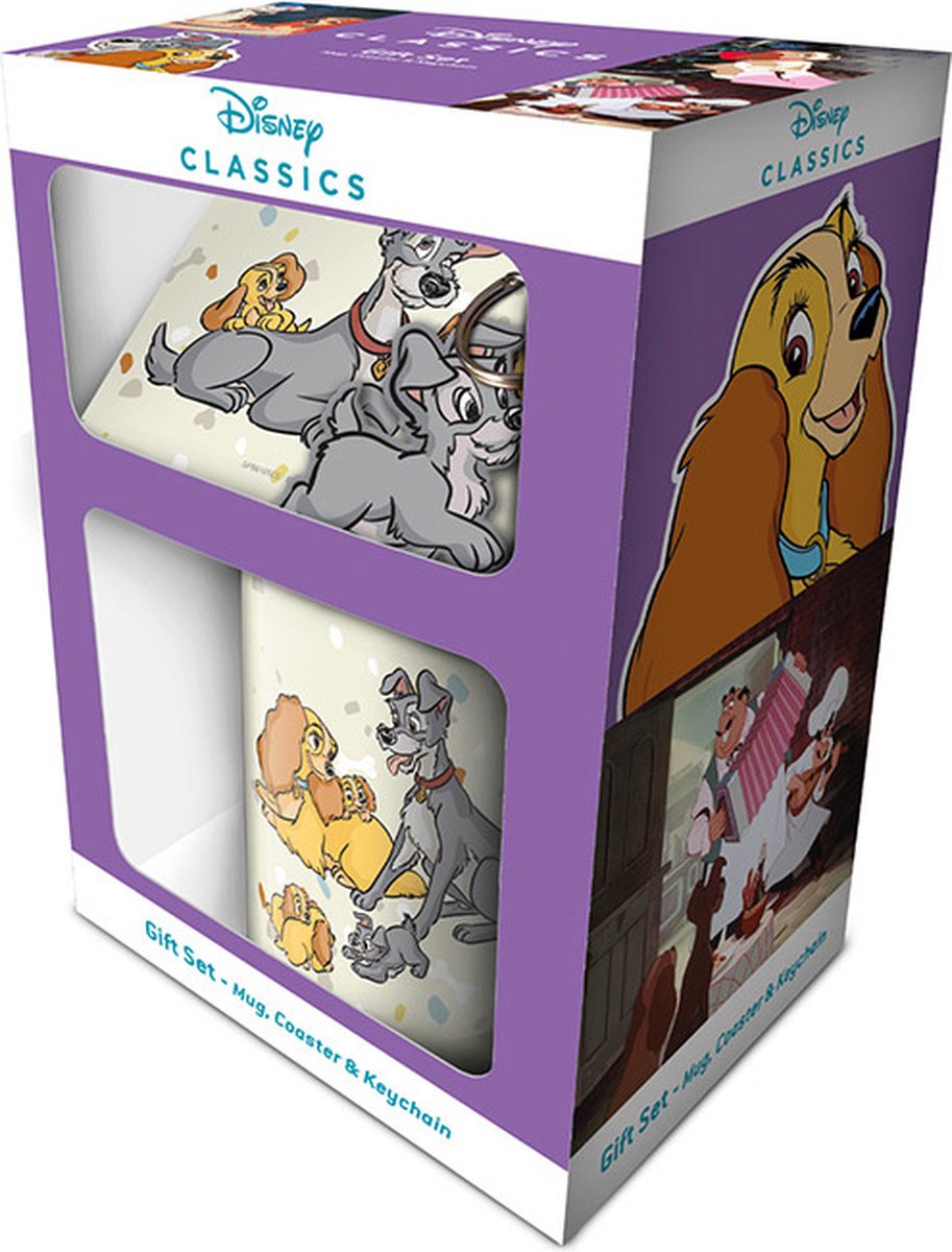 Gift Set La Belle et Le Clochard - Disney - Pyramid