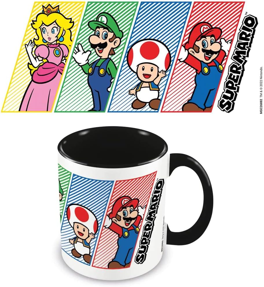 Mug Mario, Luigi, Peach & Toad - Pyramid