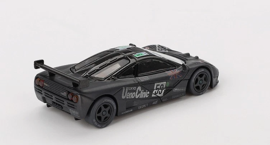 McLaren F1 GTR #59 1995 Le Mans 24Hrs Winner Post Race Weathered - LHD - Mini GT 870