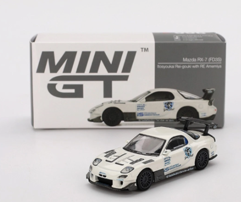 Mazda RX7 FD3S Itosyoukai Rei Gouki with Re Amemiya - RHD - Mini GT 996