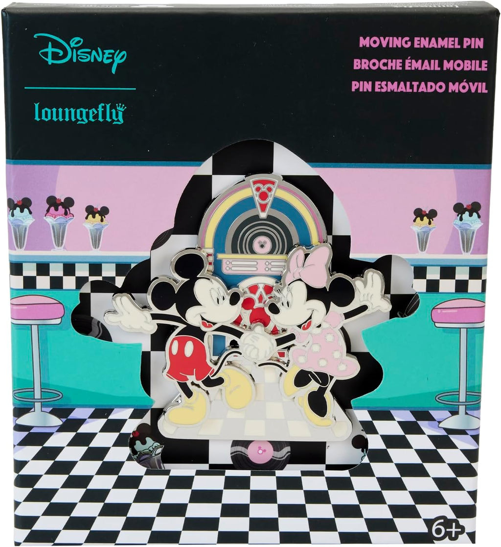 Loungefly - Pin's Collector Minnie & Mickey Date Night Juke Box