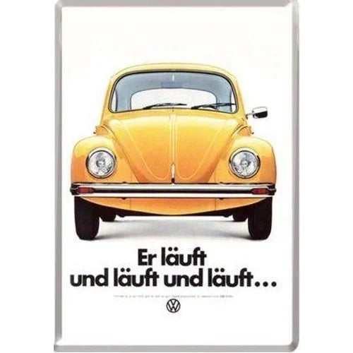 Plaque Métallique Er Läuft und Läuft und Läuft - Nostalgic Art