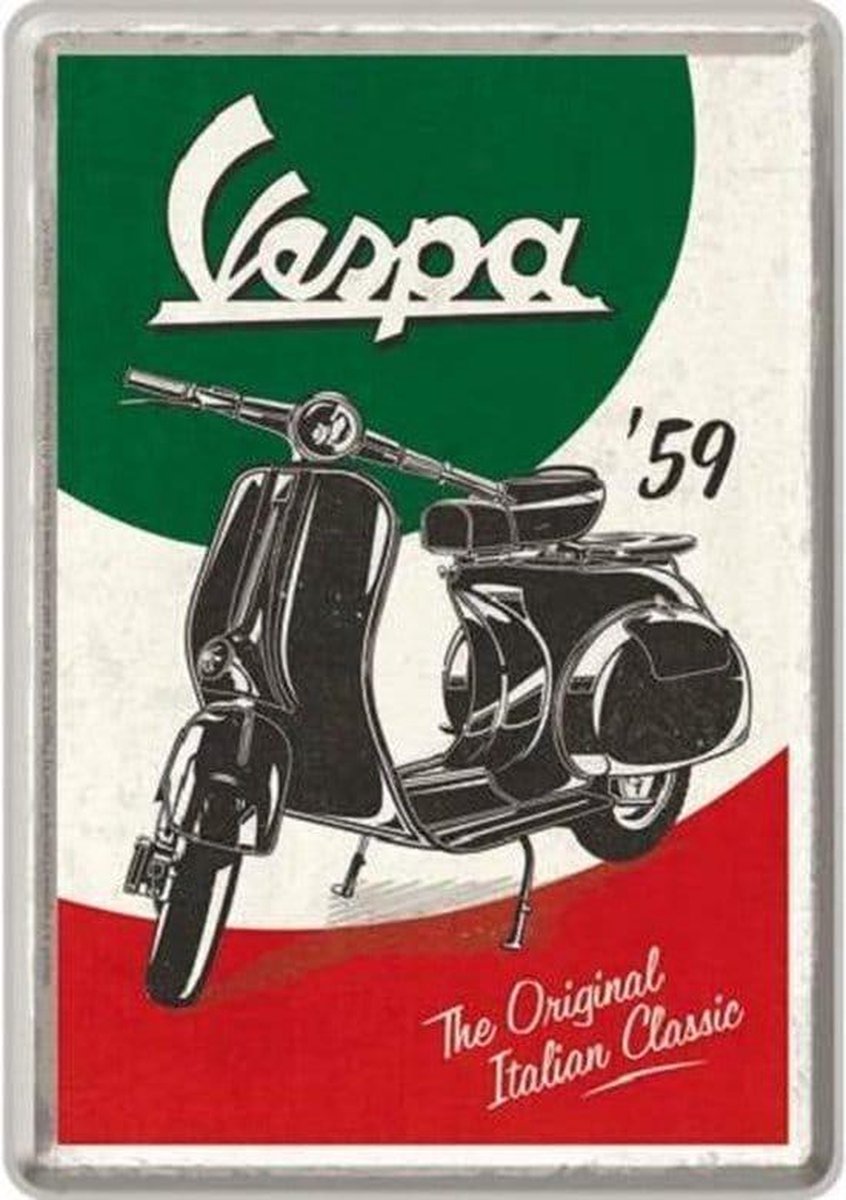 Plaque Métallique Vespa - Nostalgic Art