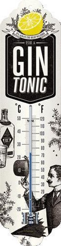 Thermomètre Gin Tonic - Nostalgic Art
